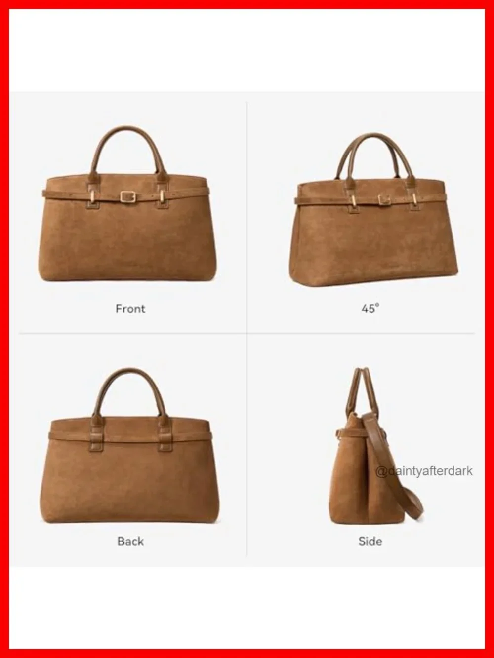 N/A structured satchel